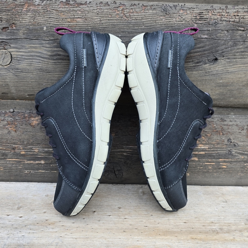 Clarks Wavewalk Sporty Waterproof, Nubuck Leather, Comfort Walking Sneaker 8W - Picture 11 of 16